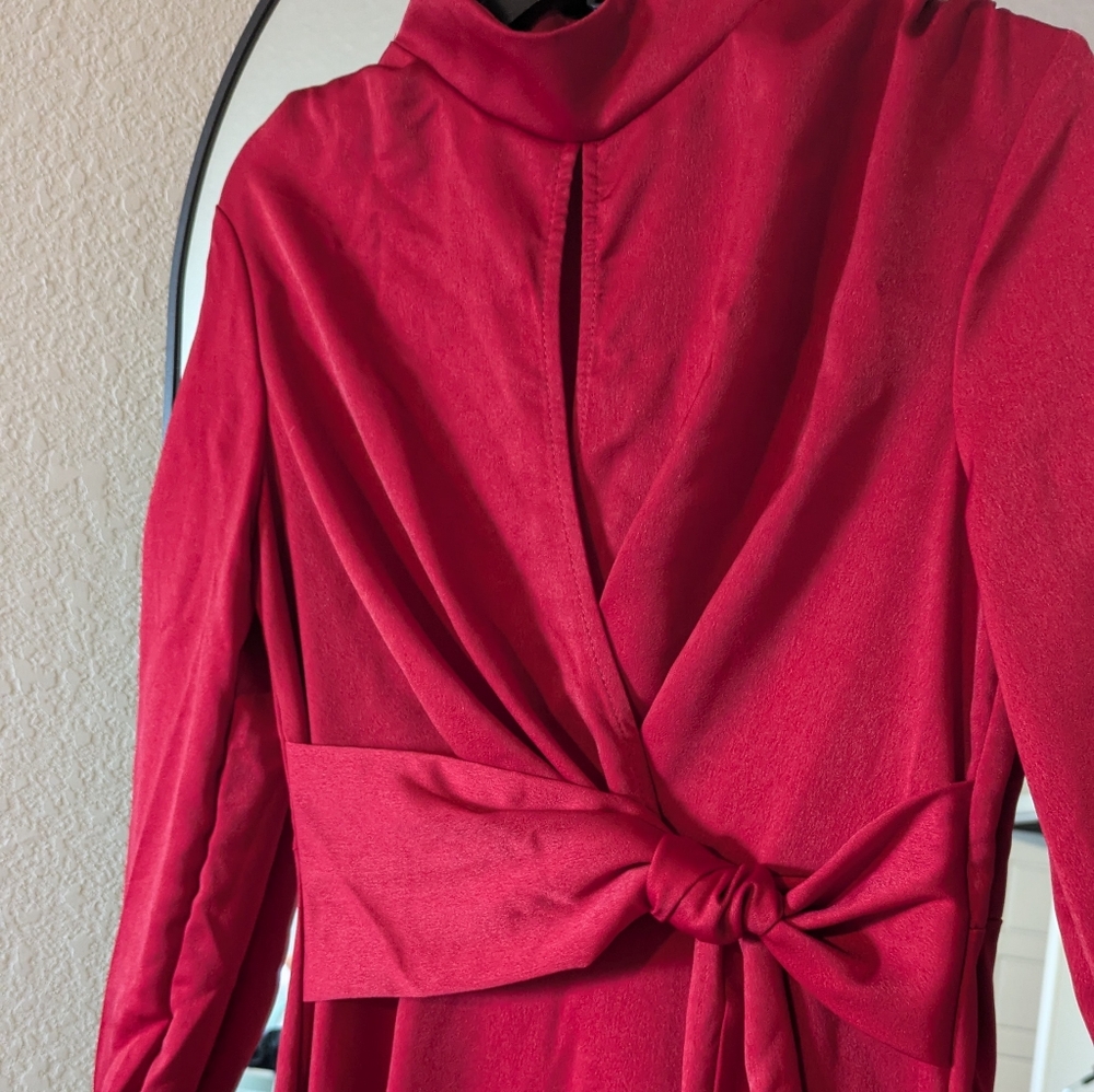 NWOT SHEIN Red Maxi Dress - Picture 2 of 6